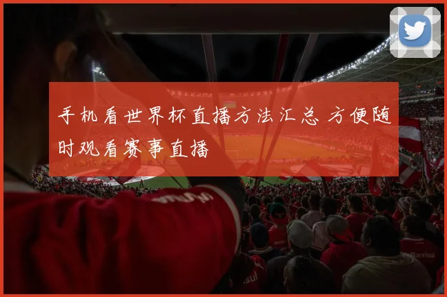 手机看世界杯直播方法汇总 方便随时观看赛事直播